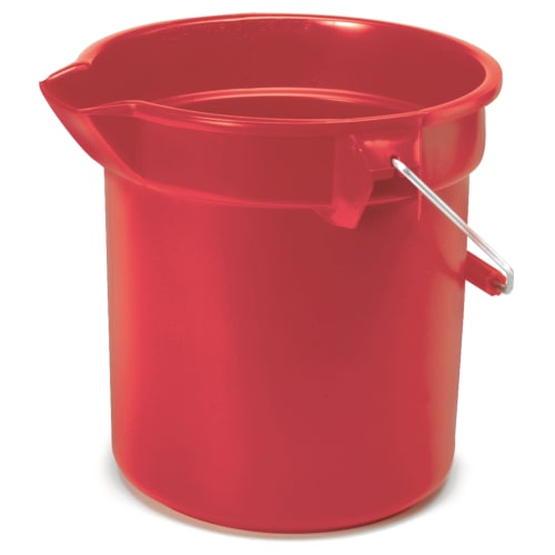 Rubbermaid Brute 14 Quart Round Bucket, Red